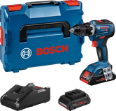 Coffret perceuse-visseuse sans fil Bosch GSR 18V-55 avec coffret.