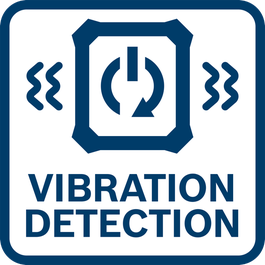  Le capteur de vibration interne détecte les vibrations de l’outil