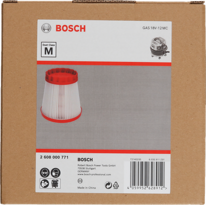 Filtre Bosch classe M 158x158x160mm.