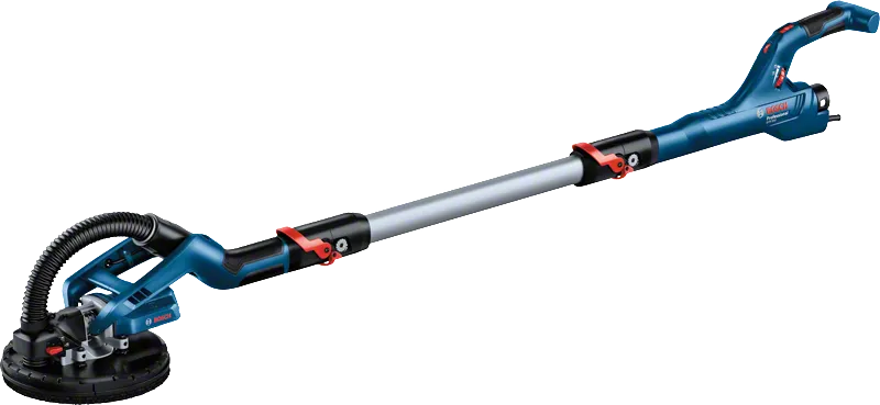 Ponceuse pour cloisons sèches Bosch GTR 550 avec patin de ponçage de 215 mm.