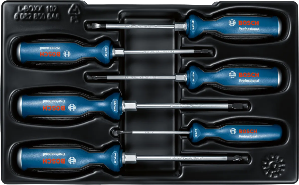 Set de tournevis SL/PH Professional, 6 pièces