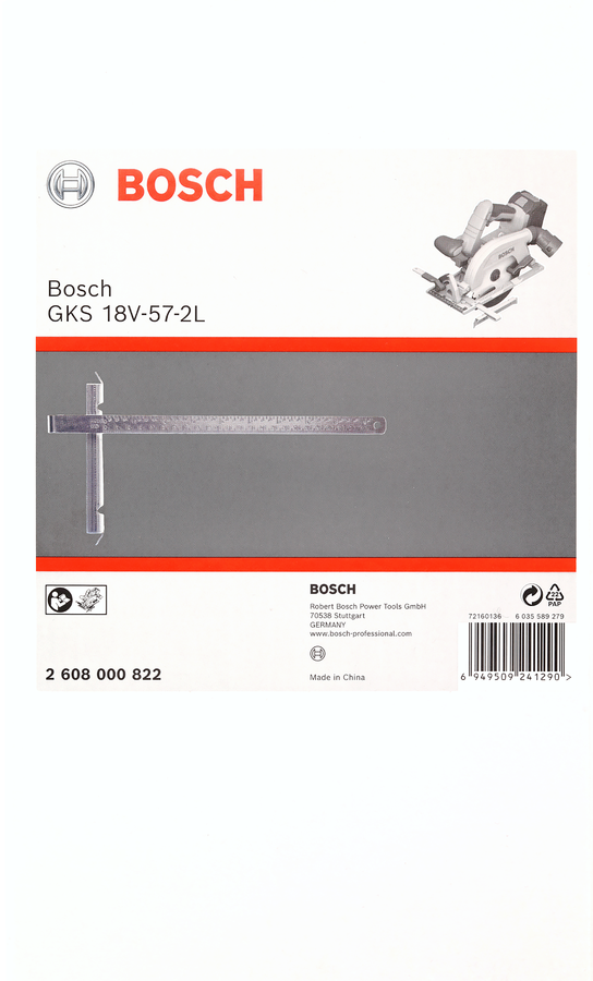 Guide parallèle Bosch pour scie circulaire GKS 18V-57-2L.