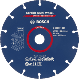 Disques à tronçonner EXPERT Carbide Multi Wheel pour grandes meuleuses angulaires