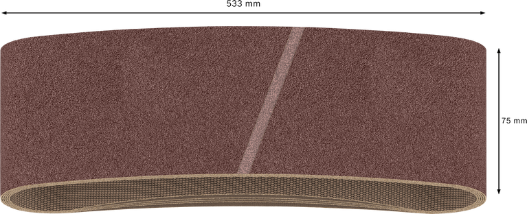 Bande abrasive Bosch PRO X440 75x533 mm G40.