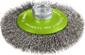 Brosse biseautée de nettoyage en acier inoxydable Bosch PRO, 100 mm.