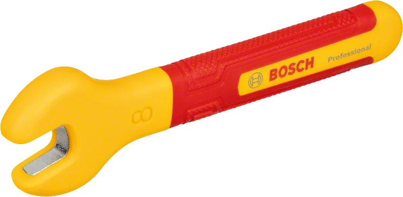 Clé isolée Bosch VDE de 8 mm pour travaux électriques.