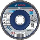 Disque à lamelles Bosch PRO X571 125 mm G80 X-Lock pour métal.