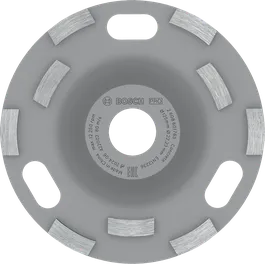 Tête de ponçage pour béton Bosch PRO 125 mm pour le lissage des surfaces.