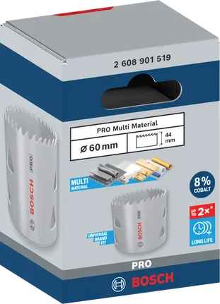 Scie cloche multi-matériaux Bosch PRO 60 mm.