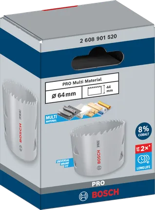Scie cloche multi-matériaux Bosch PRO 64 mm.