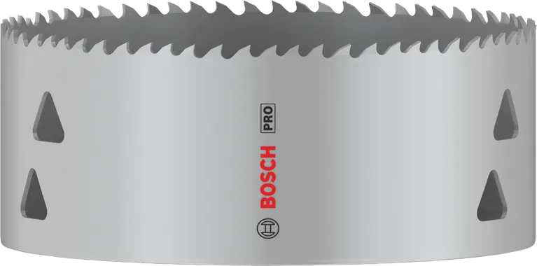 Scie cloche multi-matériaux Bosch PRO 121 mm pour une coupe polyvalente.