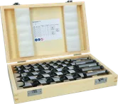 Jeu de mèches à bois Bosch PRO L235, 6 pièces dans un coffret en bois.