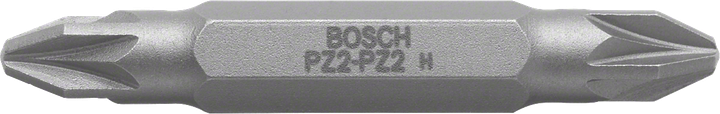 Embout de tournevis Bosch PZ2 à double extrémité pour perceuses.