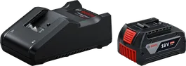 Kit de démarrage Bosch 18V 4.0Ah avec chargeur et batterie.