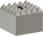 Tête de douille en acier Bosch PRO SDS max-4C, 60 x 60 mm.