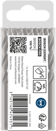 Paquet de forets hélicoïdaux Bosch PRO Metal HSS-G, 4,6 mm.