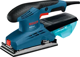 Ponceuse orbitale Bosch GSS 23 A avec système de microfiltre.