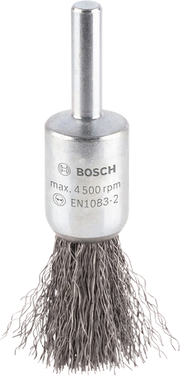 Brosse à bout Bosch PRO Metal Clean à tige droite 15 mm.