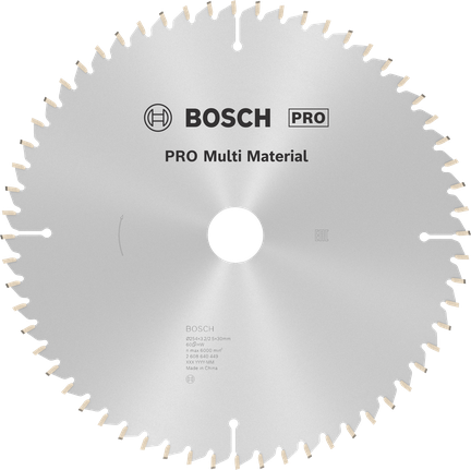 Lame de scie circulaire multi-matériaux Bosch PRO, 254 mm.
