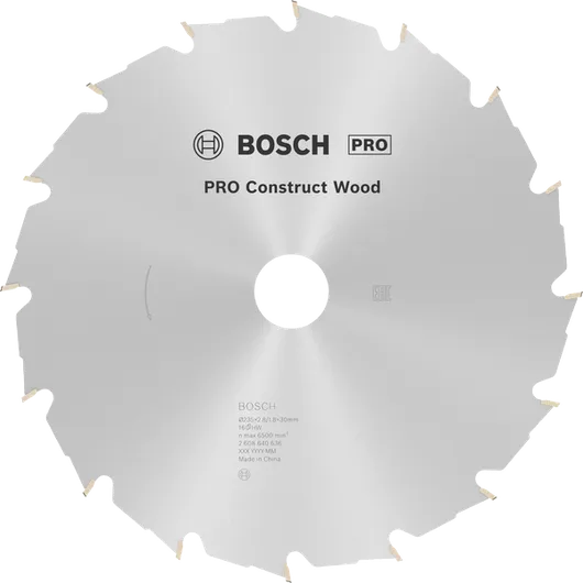 Lame de scie circulaire Bosch PRO Construct Wood 235 mm.