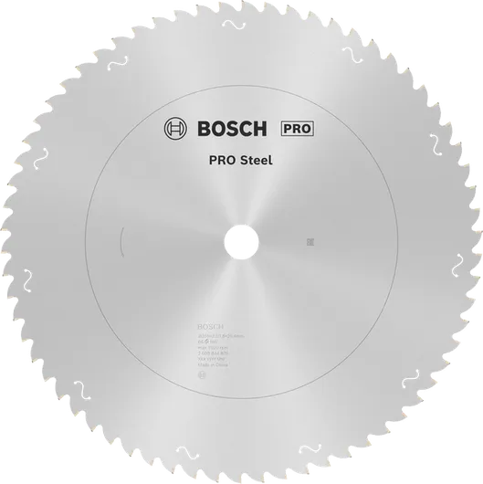 Lame de scie circulaire Bosch PRO Steel T66 pour la coupe du métal.