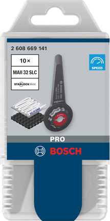 Couteau à calfeutrer Bosch PRO MAII 32 SLC, paquet de 10.