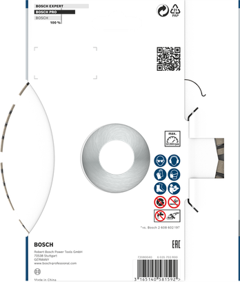 Disque diamanté pour béton Bosch PRO 150 x 22,23 mm.