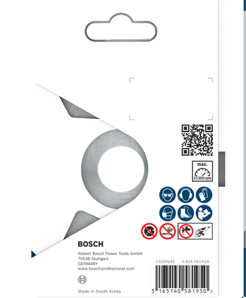 Disque diamanté pour marbre Bosch PRO 115 x 22,23 mm.