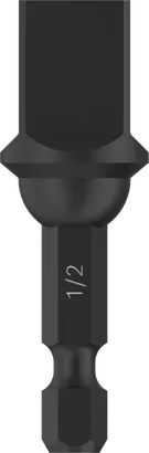 Adaptateur de douille Bosch PRO 1/2 pouce à rotule, 50 mm.