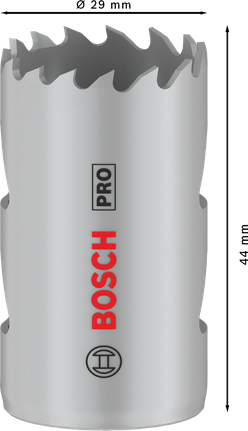 Scie cloche multi-matériaux Bosch PRO 29 mm filetée.