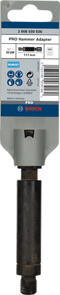 Adaptateur pour marteau perforateur Bosch PRO SDS max vers tige.