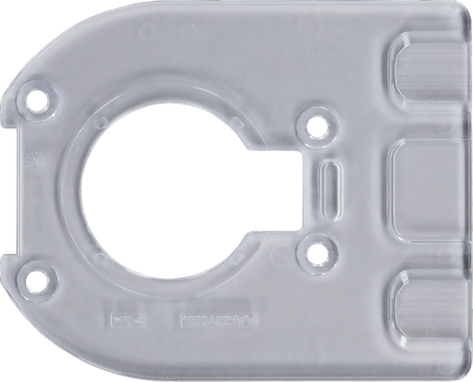 Accessoire Bosch PRO Baseplate en forme de D 118 x 93 mm.