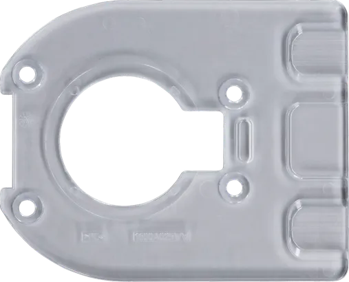 Accessoire Bosch PRO Baseplate en forme de D 118 x 93 mm.