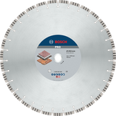Disque diamanté Bosch PRO Stone 450 mm pour la coupe de la pierre.