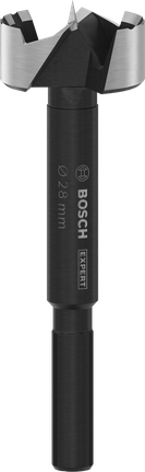 Foret à bois Bosch EXPERT 28 mm pour un perçage précis du bois.