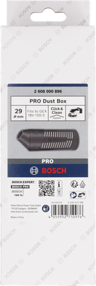 Bac à poussière Bosch PRO pour GEX 18V-150-3.
