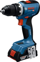 Perceuse sans fil Bosch GSR 18V-65 avec clip ceinture.