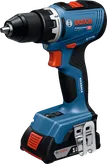 Perceuse sans fil Bosch GSR 18V-65 avec clip ceinture.