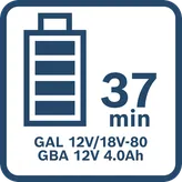 Bosch GAL 12V/18V-80 oplader voor AMPShare accu's.