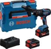 Coffret de perceuse Bosch EXSB 18V-150 avec coffret et batteries.