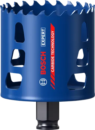 Scie cloche Bosch EXPERT Multi Material 70 mm avec dents en carbure.