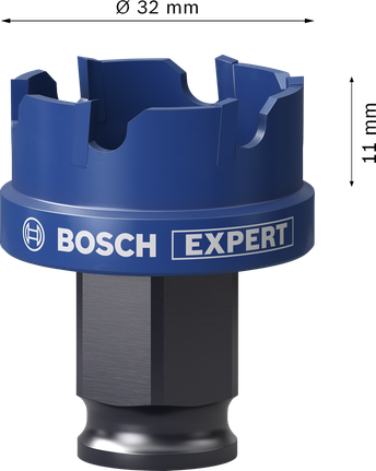 Scie cloche Bosch EXPERT Sheet Metal 32 mm.