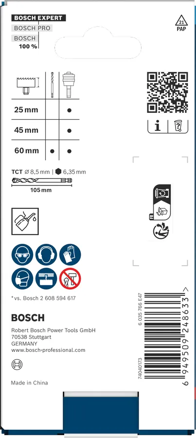 EXPERT Power Change Plus avec foret de centrage