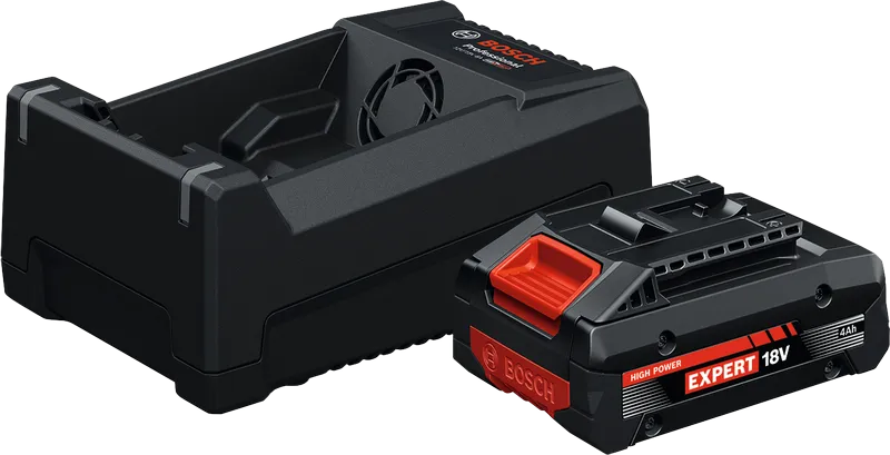 Ensemble batterie Bosch EXBA18V-40 et chargeur GAL 12V/18V-80.