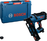 Cloueuse sans fil Bosch EXNH18V-90MR avec étui de transport.