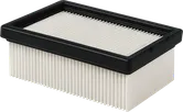Filtre plat plié Bosch E10 pour aspirateur.