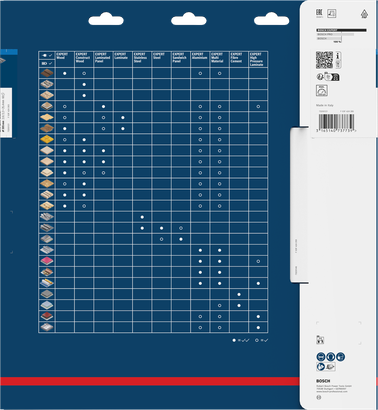 Lame de scie circulaire Bosch EXPERT Steel 305×2,6/2,2×25,4 mm T60 emballage.