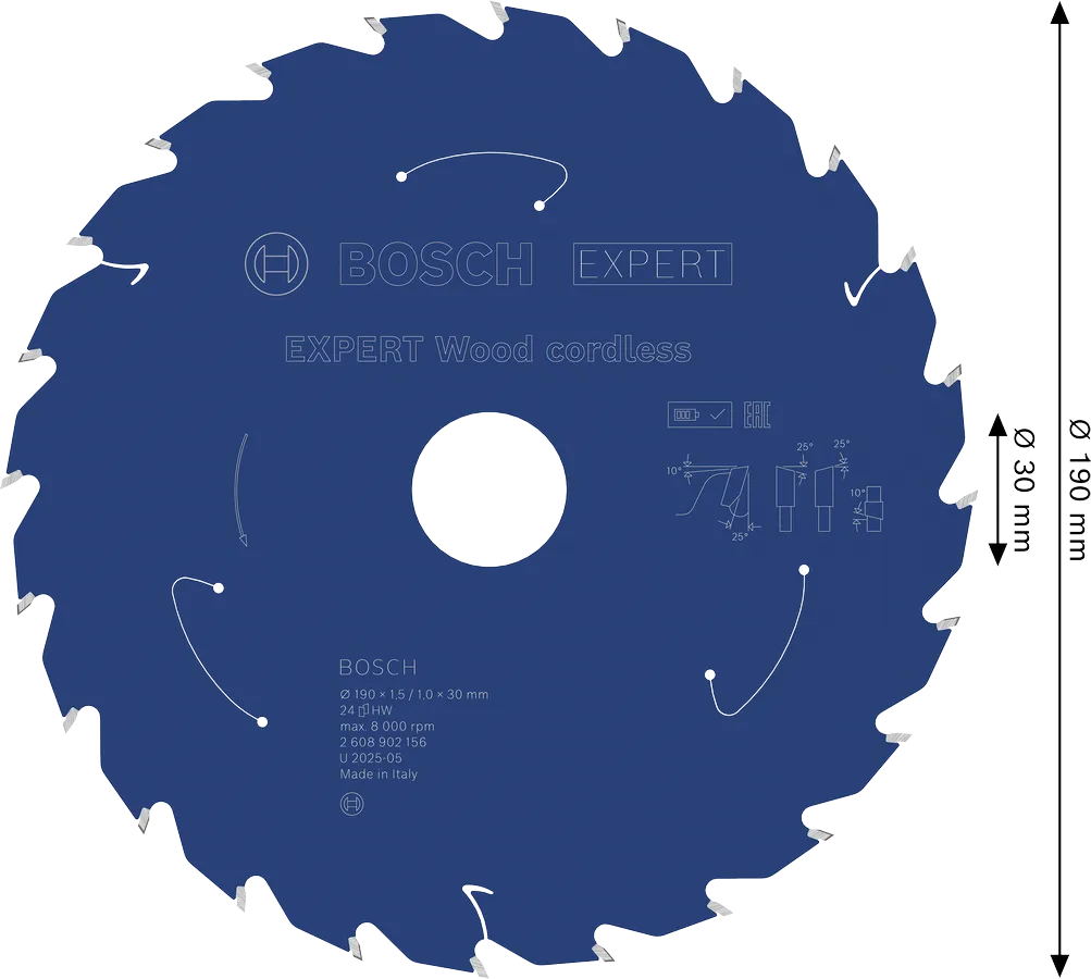 EXPERT Wood cordless