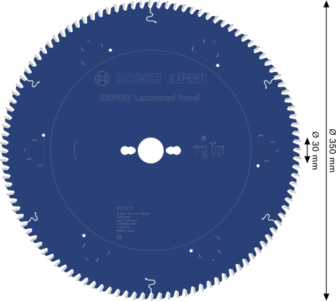 Lame de scie circulaire pour panneaux stratifiés Bosch EXPERT 350 mm.