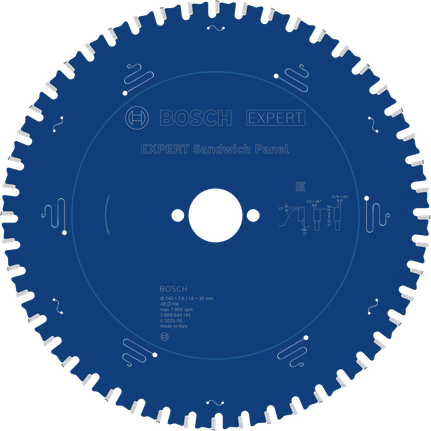 Lame de scie circulaire pour panneaux sandwich Bosch EXPERT, 240 mm.